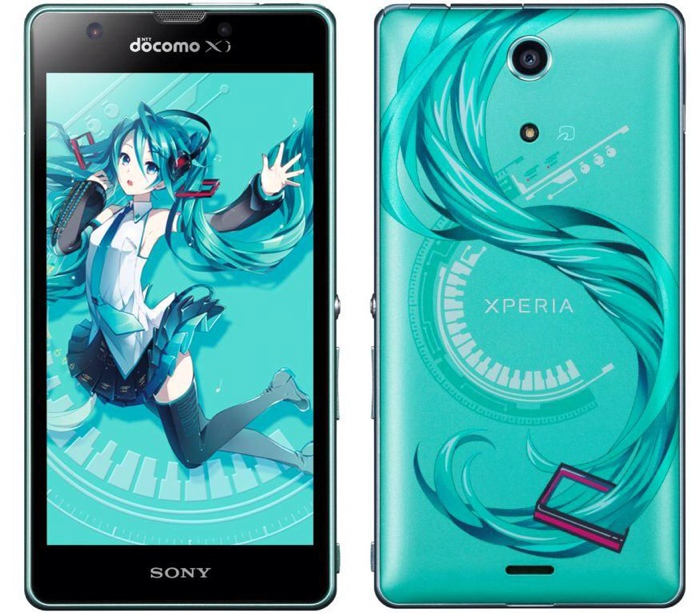 ソニーのスマホが Xperia A 初音ミクモデルが正式発表 9月に3万9000台限定で発売 めっつぉ スクエニ ガジェットニュース